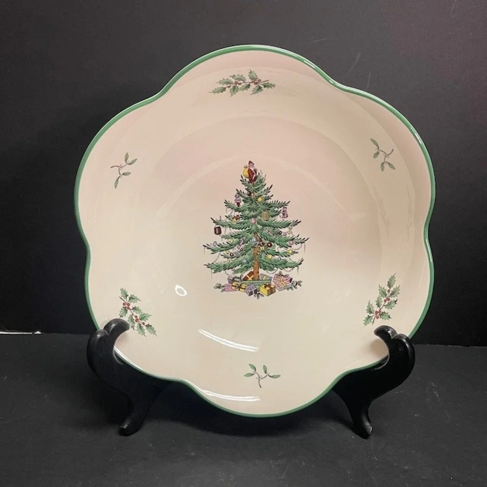 Vtg 1998 Spode Christmas Tree 10